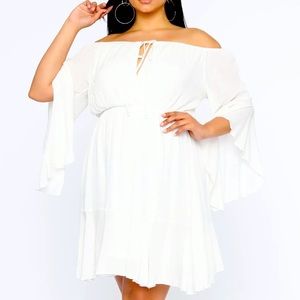 Ethereal State of Mind Off Shoulder Dress